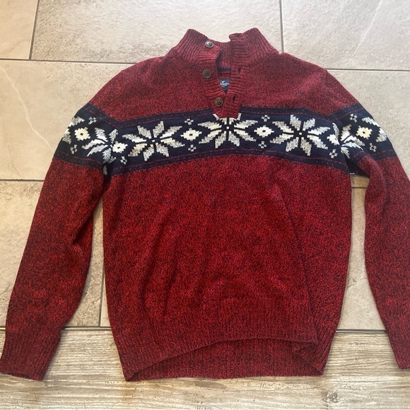 Men’s size Large American eagle comfy cozy holiday sweater - Picture 1 of 5
